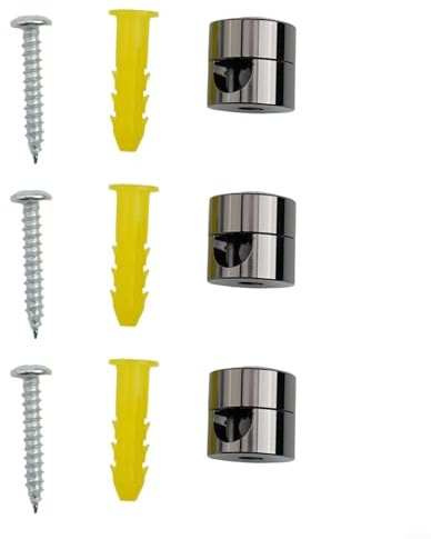 3-Pack Metal Cable Clips, Aluminum Wire Organizer, Cord Holder for Round & Flat Cables, Decorative Cable Management Solution for Home & Office(black)