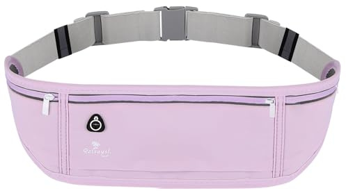 QZLSAYSL Ceinture Running Ceinture de Course Smartphone, Banane de Sport Etanche/Sac Running Belt/Sacoche Pochette Telephone Portable(Violet)
