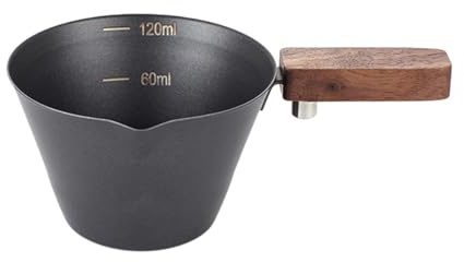 DXEHSEUY Taza de café expreso de acero inoxidable de 120 ml, para restaurante, panadería, cocina, color negro