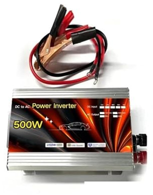 Invertitore Trasformatore Di Tensione Portatile Convertitore Di Carica Per Auto Inverter Di Potenza Inverter Solare Da 12V A 220V Inverter(500W 12V)