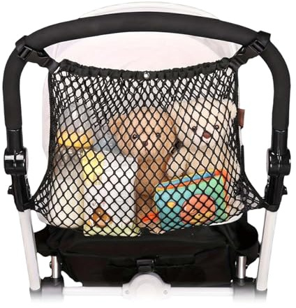 Borsa organizer per passeggino, Rete portaoggetti per passeggino, Borsa a rete per passeggino, Borsa a rete per passeggini, Borsa in Rete per Passeggini, adatti per passeggini, carrozzine per bambini