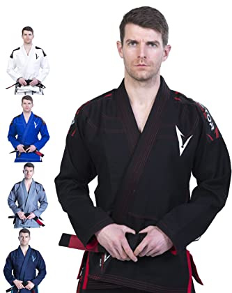 VECTOR SPORTS Kimono jiu Jitsu BJJ Gi Para Hombres Con Cinturón Blanco Pantalones de Brasileño Ripstop