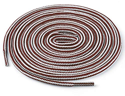 sourcing map 3 Pares De Cordonas Cintilla Agujetas Reflejantes Elásticas En Forma Redonda De Diseño Doble Rayas Para Zapatos Vino Blanco Tinto 120cm / 47.24