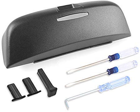 CDEFG Kompatibel mit VW ID.3 ID3 ID.4 ID4 Cupra Born Enyaq iV Octavia 4 Q4 e-tron Sonnenbrillenhalter Brillenetui Auto Brillenhalter Auto Glasses Case Holder Brillenetui Käfig Zubehör (Schwarz)