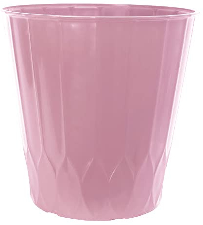 Muddy Hands 22 Litre Large Plant Pot Indoor Home Outdoor Garden Tall Round Plastic Flower Tree Planter (Pink)