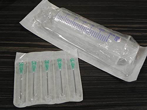 Dosierspritze + 5 Kanülen Winterbehandlung Dosieren von Flüssigkeiten Imker Varroa Oxuvar Ameisensäure