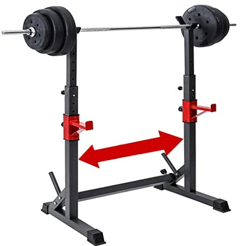 Fitness-Kombinations-Free-Squat-Rack, verstellbare Langhantel-Rack, Bodybuilding-Bankdrücken-Rack, robuste Hantelstangen-Squat-Rack-Ständer, olympische Barbank, Heim-Fitnessstudio,