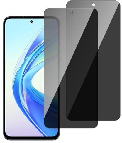 chejuza Privacy Pellicola Protettiva per Honor 90 smart/Honor X7b [2 Pezzi],Durezza 9H,Copertura Completa Anti Spy in Vetro Temperato,HD Protezione Schermo Protezione