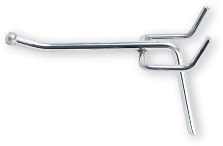 Pegboard 50X Lochwandhaken, Stecktafel Haken Werkzeugwand Haken Verkaufsdisplays Einhängebreite 25/25,4 mm (12 cm)