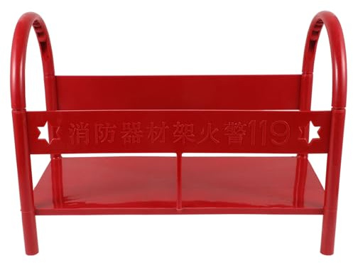 SOLUSTRE Supporto per Estintore Porta Estintore in Plastica Robusta Base da Pavimento per Estintori 3-5 Kg Kit di Montaggio per Casa e Ufficio