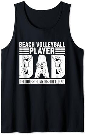 Beachvolleyball Spieler Papa Volleyballer Beachvolleyball Tank Top