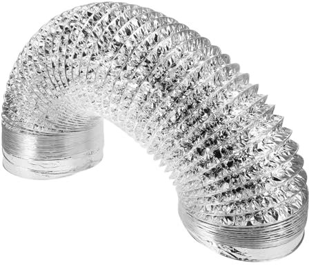 DIYEAH Exhaust Pipe Accessories Foil Flexible Ducting Range Hood Vent Hose Kitchen Ventilation Hose for Stove Replacement