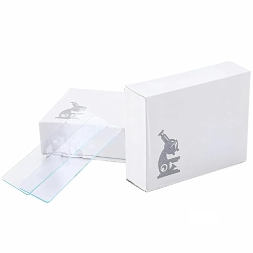 100 Objektträger aus Glas mit einzelner konkaver Vertiefung für Mikroskop, Nassprobenbeobachtung