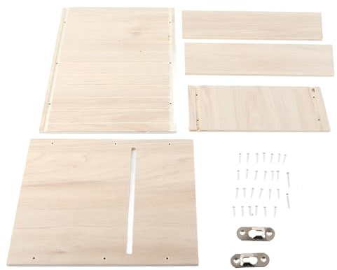 Maisons de Chauve-Souris, Boîte de Chauve-Souris Extérieure, en Bois à Un étage, Résistant aux Intempéries, Solution Facile à Installer, Respectueuse l'environnement, Matériau en Bois Composite