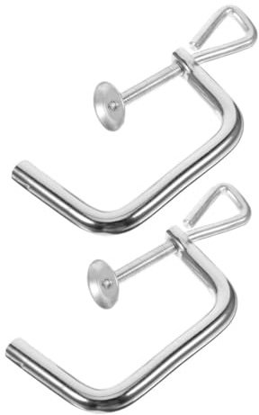 VALICLUD 2pcs Pasta Machine Clamp Replacement Fixing Clip for Manual Noodle Maker Secure Table Holder for Home and Small Business Pasta Making