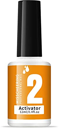 Liquid à ongle en poudre de trempage Colle Base Coat Top Activator Outils optionnels