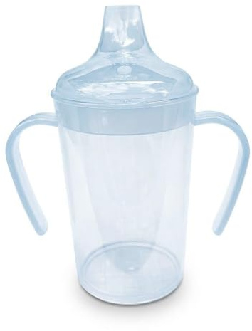 ALYZM 300ml, Adult Sippy Cup with Twin Handles & Wide Spout. Non Spill | Twin Handle Sippy Cup for Adults, Drinking Beakers for Elderly, Mobility Support, BPA-Free, Travel Mug for Independent Living