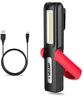 Velamp DAVY Lampe torche rechargeable Rouge