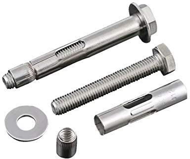 XIZONLIN M12 Expansion Schraube - 304 Edelstahl Sechskant Dehnschraube Sechskant-Hüls