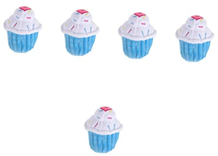 BESPORTBLE 5stücke Chew Toys Kreatives Eiscreme-förmiges Kauspielzeug Aus Plüsch Für Haustiere Interaktives Spielzeug Zur Zahnpflege Und Verhaltensverbesserung Für Hunde Und Katzen