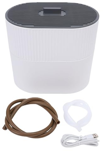 Pssopp Automatic Cup Washing Machine, Labor Saving Powerful Cleanup Light and Compact Electric Press Press Cup Cleaner for Outdoor Camping Use (White)