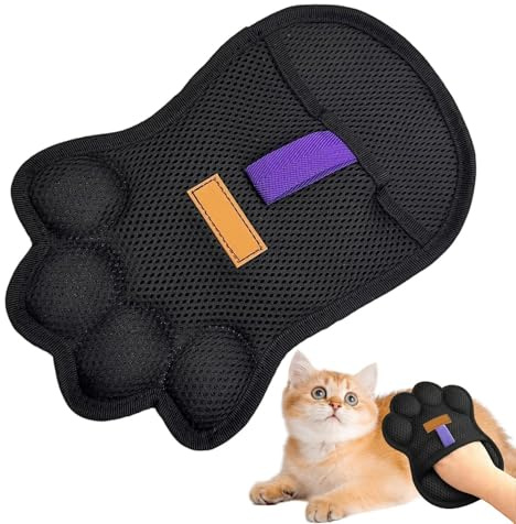 Wiederverwendbarer Haarreinigungshandschuh, leichtes Haustierpflege-Zubehör, Haarentfernungshandschuh, flexibles Silikon-Ausfallwerkzeug, Heimreinigungszubehör, für Polsterung, Tierhaarentferner für