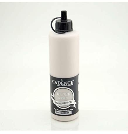 Cadence - Pintura acrílica multisuperficie, para Artistas, 500 ml, a Base de Agua, para Todas Las Superficies
