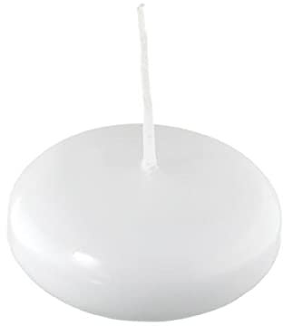 Kopschitz Schwimmkerzen Weiß 40 x Ø 80 mm, 8 Stück, XXL Schwimmkerzen