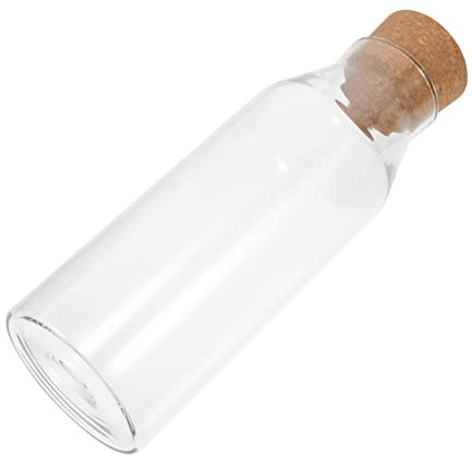 Cabilock Large Capacity Glass Sealed Jar Storage Holder Cork Lid for Food Storage