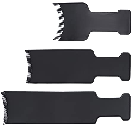 OSALADI 3st Haarfärbebrett-kit Folientafel Balayage Hervorhebungsbrett Unterlage Für Strahne Flache Kammplatte Haar-highlight-board Haarschneidekamm Trennbrett Alufolie Haar Farbe Pinsel