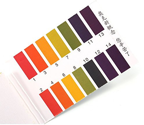 80 Streifen PH 1 14 Testpapier, Lackmus-Testpapier, Umfangreiches Testpapier für Chemieexperimente, Speichel, Urin, Wasser, Bodentests, Tiernahrung, Ernährung, PH Überwachung