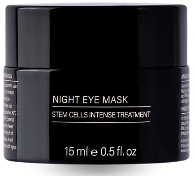 Rosental Organics Night Eye Mask – Straffende Anti-Aging Augenpflege mit Orchideen-Stammzellen & Lavendelöl – Augencreme gegen Falten & Augenringe – Made in Germany