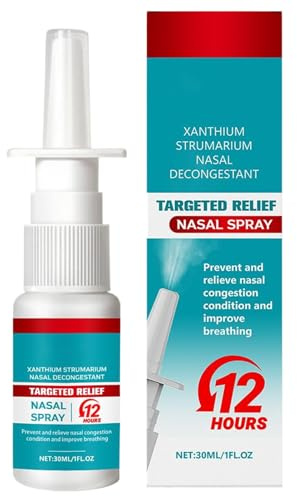 Zahoken Spray Nasal | Spray de 30 ml para Alivio Nasal en Adultos,Solución Hidratante Portátil para Higiene Diaria | Hogar Viaje Familia Amigos