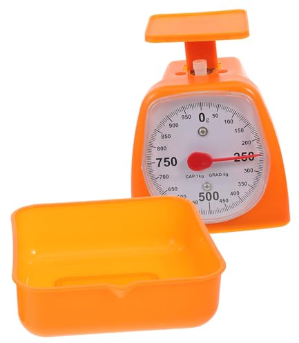 Cabilock Laborwaage Mechanisch 1/2kg Präzise Zifferblatt Küchenwaage Wiederverwendbar für Lebensmittel Chemie Schule für Studenten