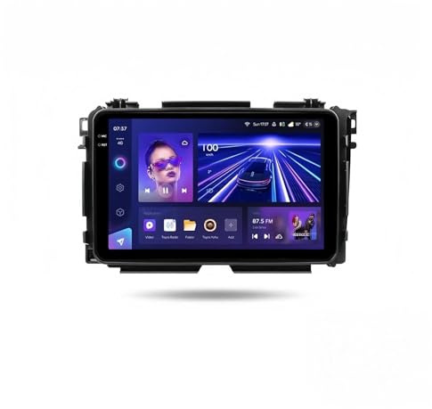 Système de Navigation Automobile Lecteur DVD de Voiture pour Honda pour Vezel XR-V HR-V 2015-2017, Lecteur Navigation GPS 9 Pouces(32G)