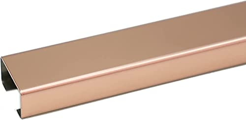 Cubierta de Cable de Metal for lámpara montada en la Pared TV, ocultador de Cable Decorativo de Acero Inoxidable, ocultador de Cable Antiguo Autoadhesivo pequeño/Grande(Pink,0.6X0.4 in/15X10mm)