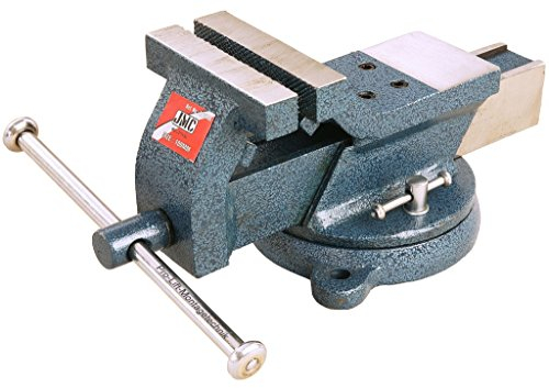 Pro-Lift-Montagetechnik 360° drehbarer Parallelschraubstock, mit Amboss, für Werkbank, 150mm, BVS150J, 02028