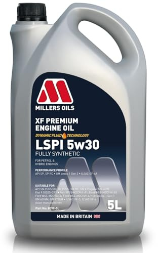 Millers Oils XF Longlife LSPI 5W-30 Synthetisches Motorenöl – 5 Liter