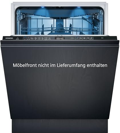 Siemens SX65ZX49CE iQ500 Vollintegrierter Geschirrspüler / A+++ / 237 kWh/Jahr / 2660 L/Jahr / Zeolith Trocknung / WLAN-fähig über Home Connect / glassZone im Oberkorb, Edelstahl