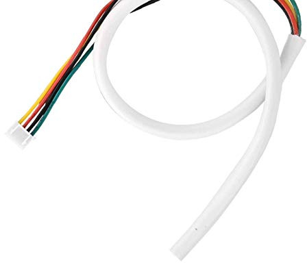 4 adriges 30 m 0, 5 mm² rundes weißes flexibles Kupferkabel, Kupferdraht mit weißer PVC Isolierung Außengehäuse, für Video Türsprechanlage