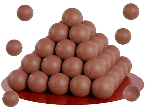 HITX® Steinschleuder Munition [3000 Stück] | Tonkugeln Biologisch Abbaubar | 8,5mm Schleudermunition | Zwille Munition | Schleuder Biokugeln | Slingshot Clay Balls Kugeln