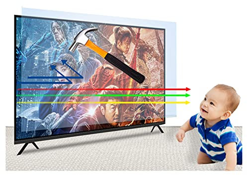 TV Screen Protector Anti-Blue/Anti Glare Matte Film, Relieve Eye Fatigue and Prevent Myopia, for LCD, LED, OLED & QLED 4K HDTV/A / 60 Inches 1327x749 mm