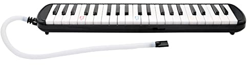 HDYNUZ 41 Tasten Melodica Klaviertastatur Blasmusikinstrument für Anfänger Erwachsene Geschenk schwarz