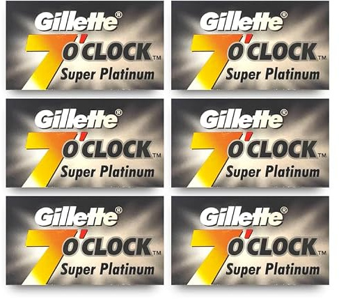 30 Rasierklingen Gillette 7 O'Clock Super Platinum