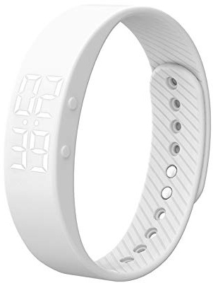 findtime Fitnessuhr Schrittzähler Uhr Herren und Damen Digitale Armbanduhr Digitaluhr Sportuhren mit Messung des Schrittes, Kalorienverbrauchs und der Distanz
