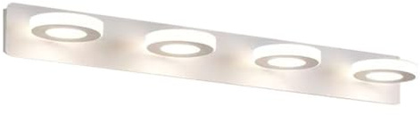 Spiegelleuchte, Weiß, für Badezimmer, 60 cm/20 W, moderne LED-Spiegellampe, Winkel, verstellbar, Wandleuchte, wasserdicht, IP44, für Toilette, Spots, Schlafzimmer, Nachtlampe