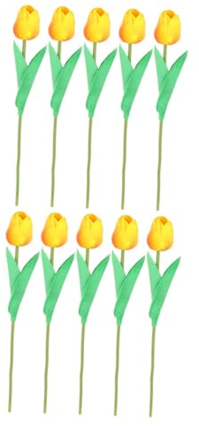 Alipis 10 Stücke Künstliche Blumen Pu Tulpen Gefälschte Home Shop Dekorationen