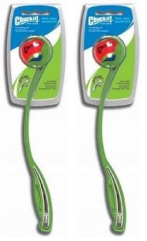 Chuckit! Mini Ball Launcher Mini Ball – 35,6 cm Launcher (Packung mit 2)