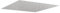 vidaXL Pomme de douche pluie acier inoxydable 304 50x50 cm carrée, pommeau de douche à effet pluie, pommeau de bain, pièce de douche