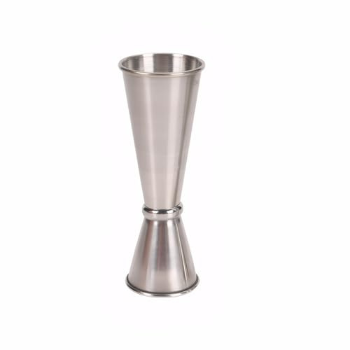 Edelstahl Cocktailmessbecher - 2cl & 4cl Barmass - Schnaps Ausgießer - Mixbecher Portionierer - Barzubehör - Von HSYTEK